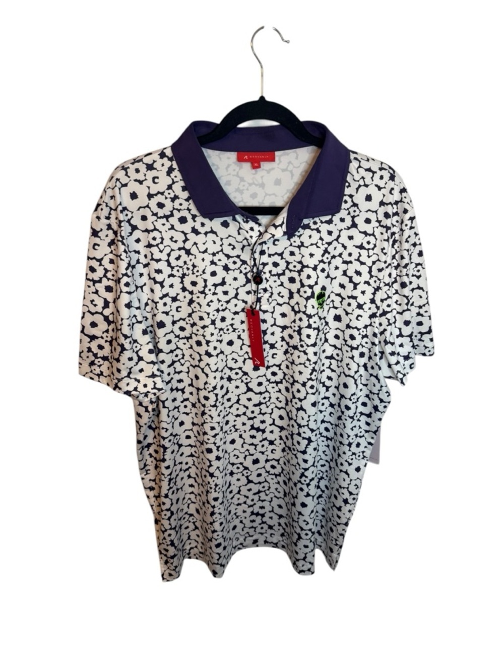 NWT Redvanly Loganberry Floral Sayles Golf Polo